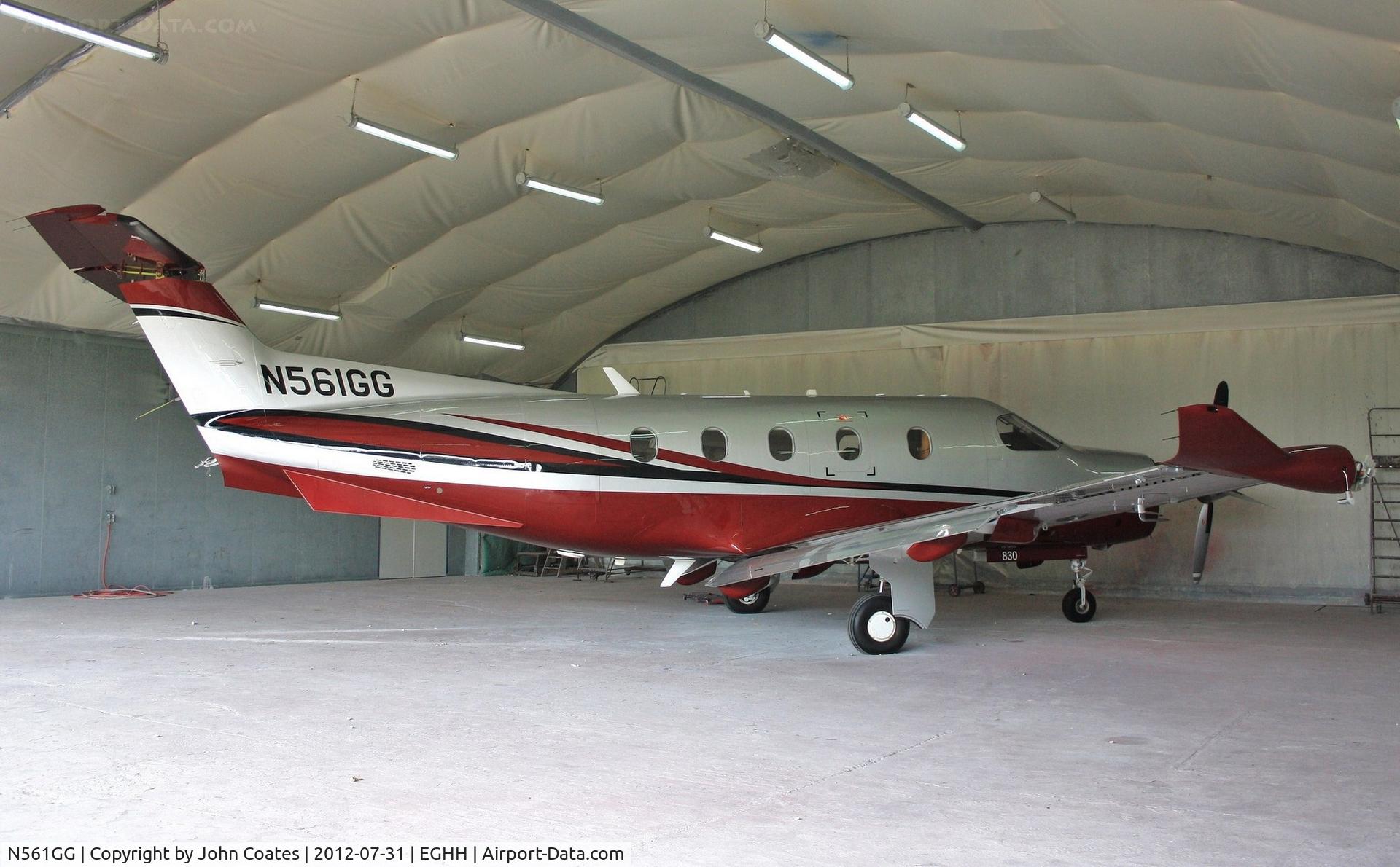 N561GG, 2007 Pilatus PC-12/47 C/N 830, ex G-WINT in paintshop