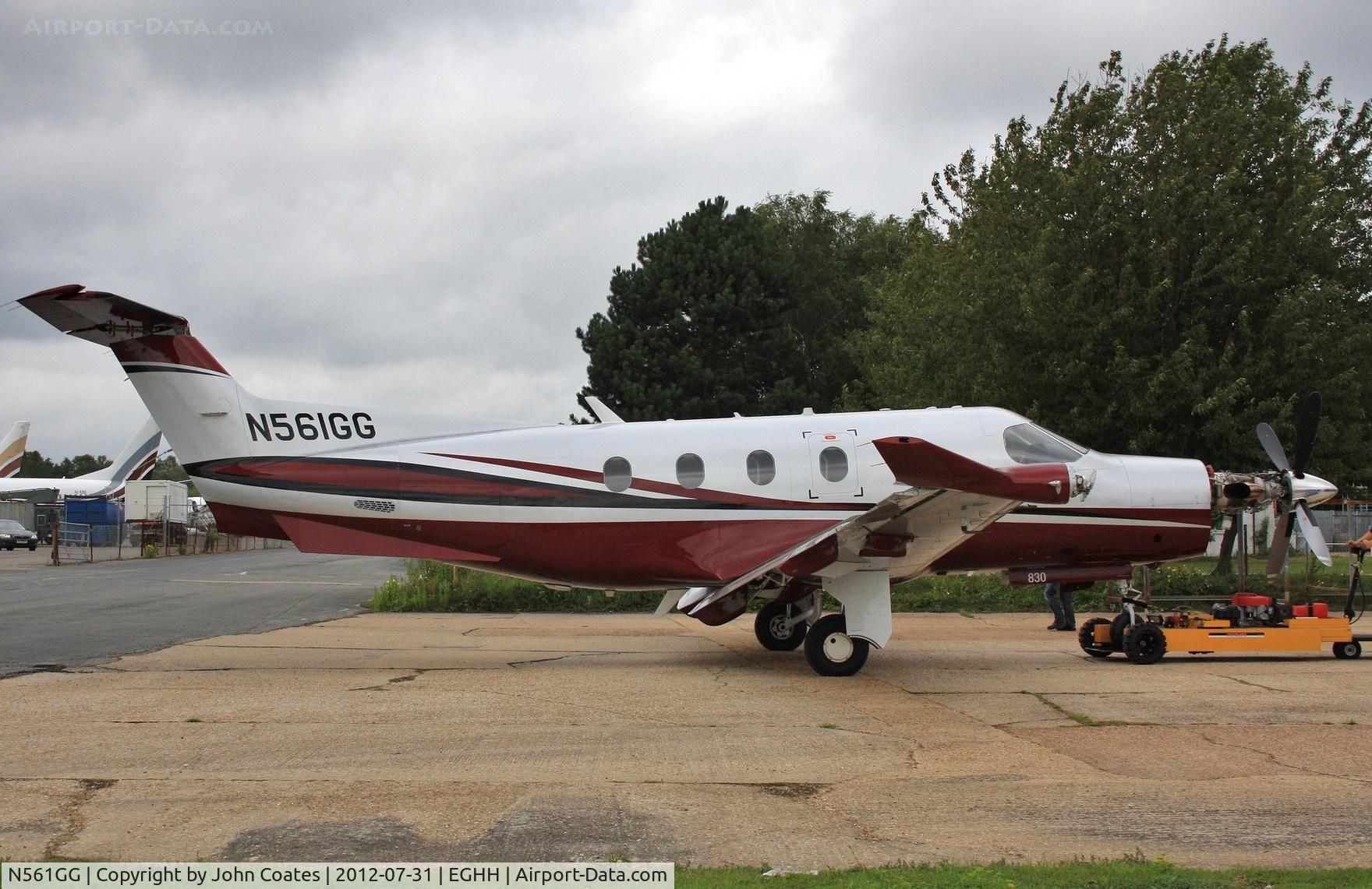 N561GG, 2007 Pilatus PC-12/47 C/N 830, ex G-WINT just repainted