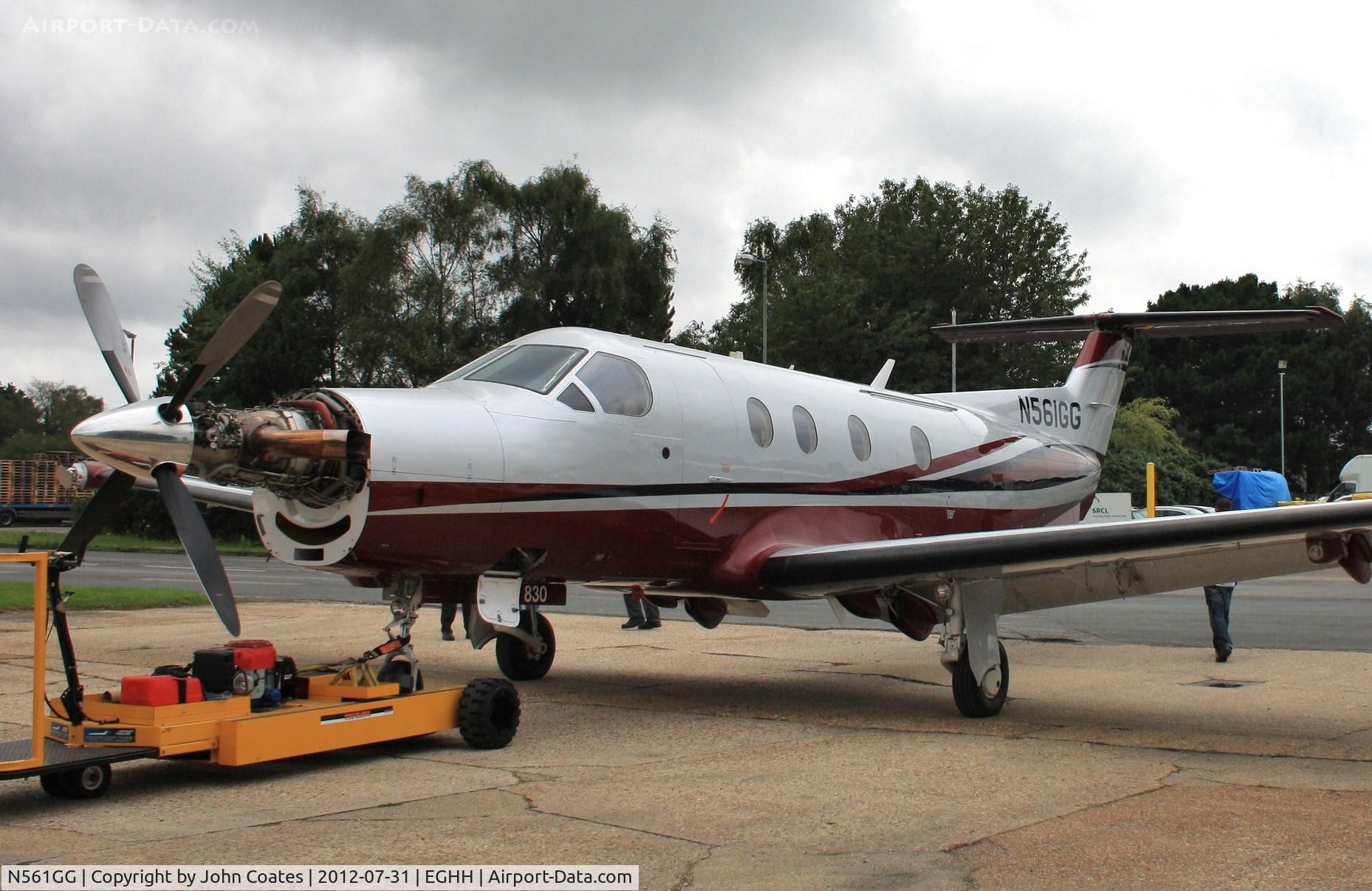 N561GG, 2007 Pilatus PC-12/47 C/N 830, Just resprayed
