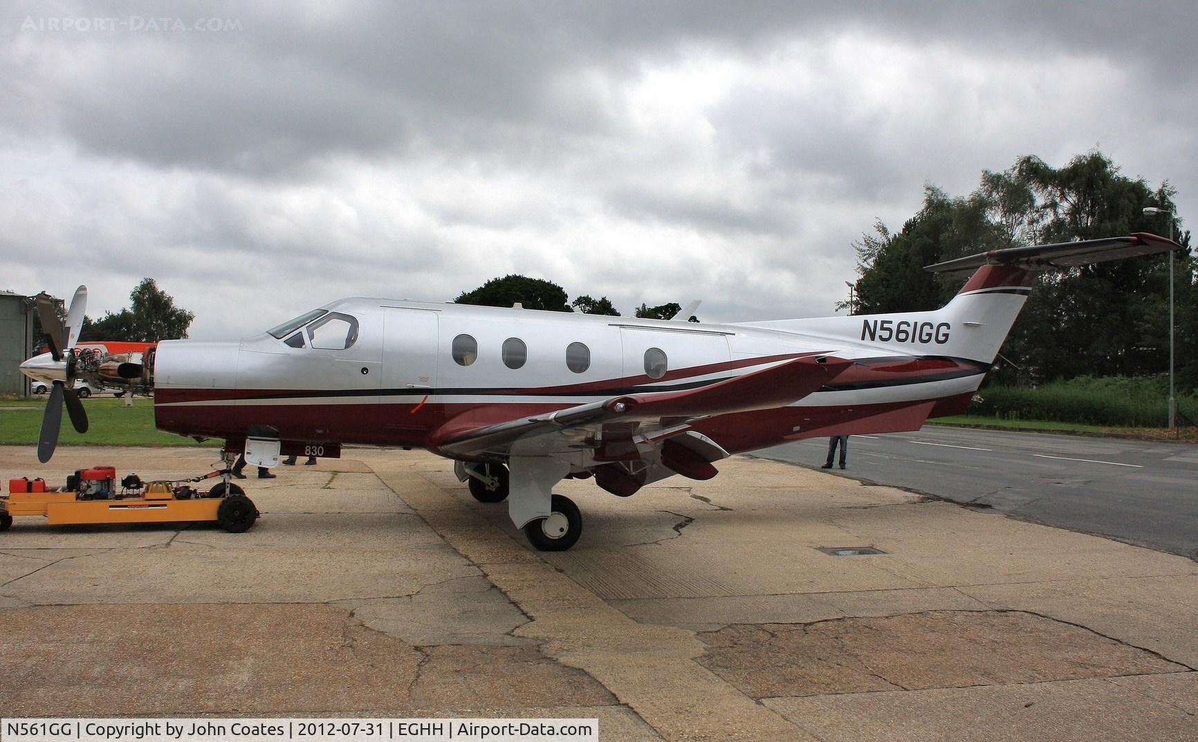 N561GG, 2007 Pilatus PC-12/47 C/N 830, Just painted