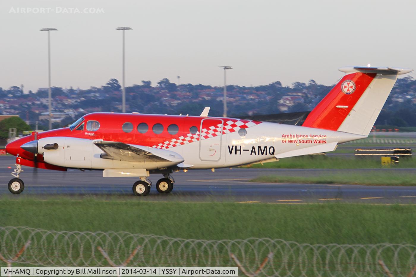VH-AMQ, 2011 Hawker Beechcraft B200C King Air C/N BL-166, another Air Ambo