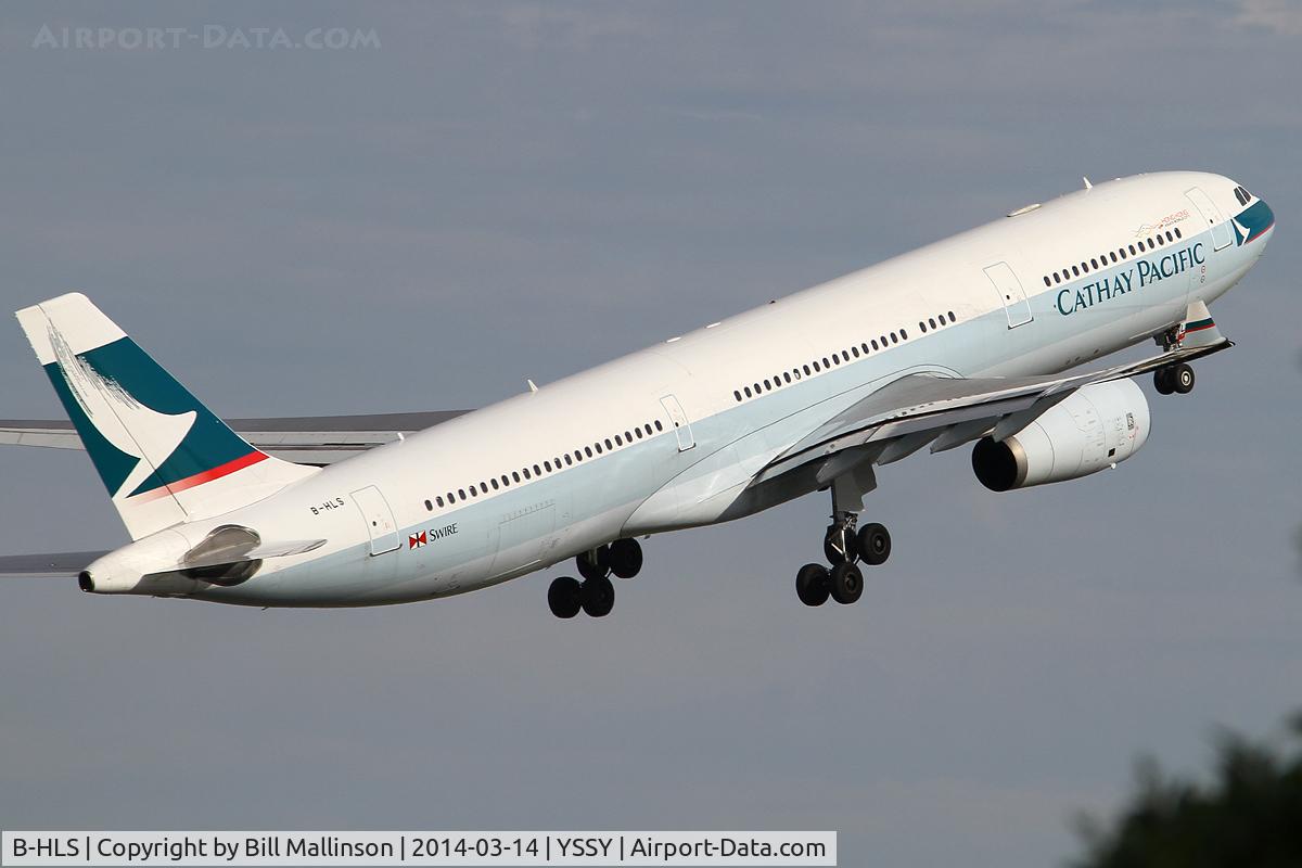 B-HLS, 2001 Airbus A330-343 C/N 423, away back to HKG
