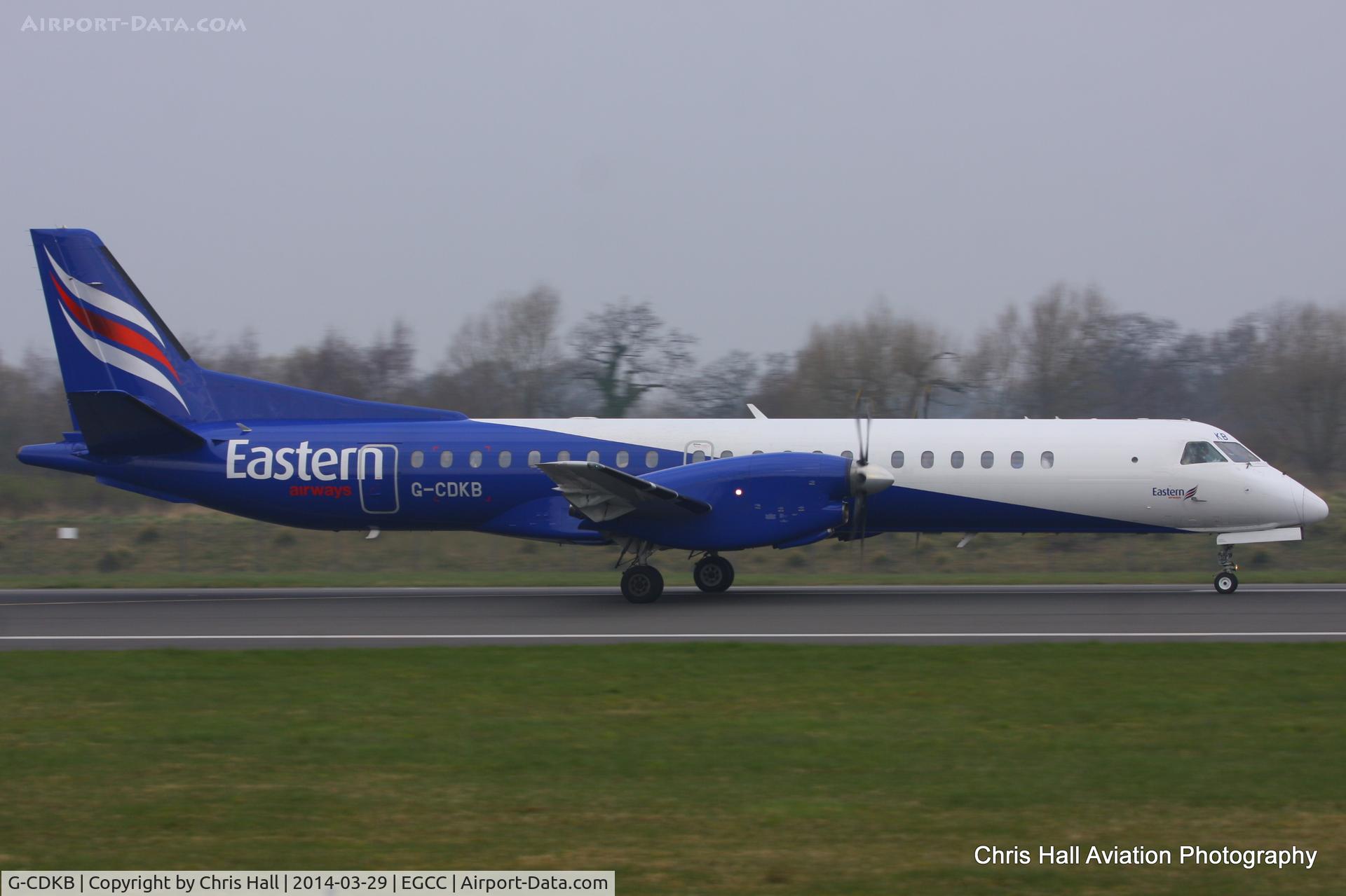 G-CDKB, 1996 Saab 2000 C/N 2000-032, Eastern Airways