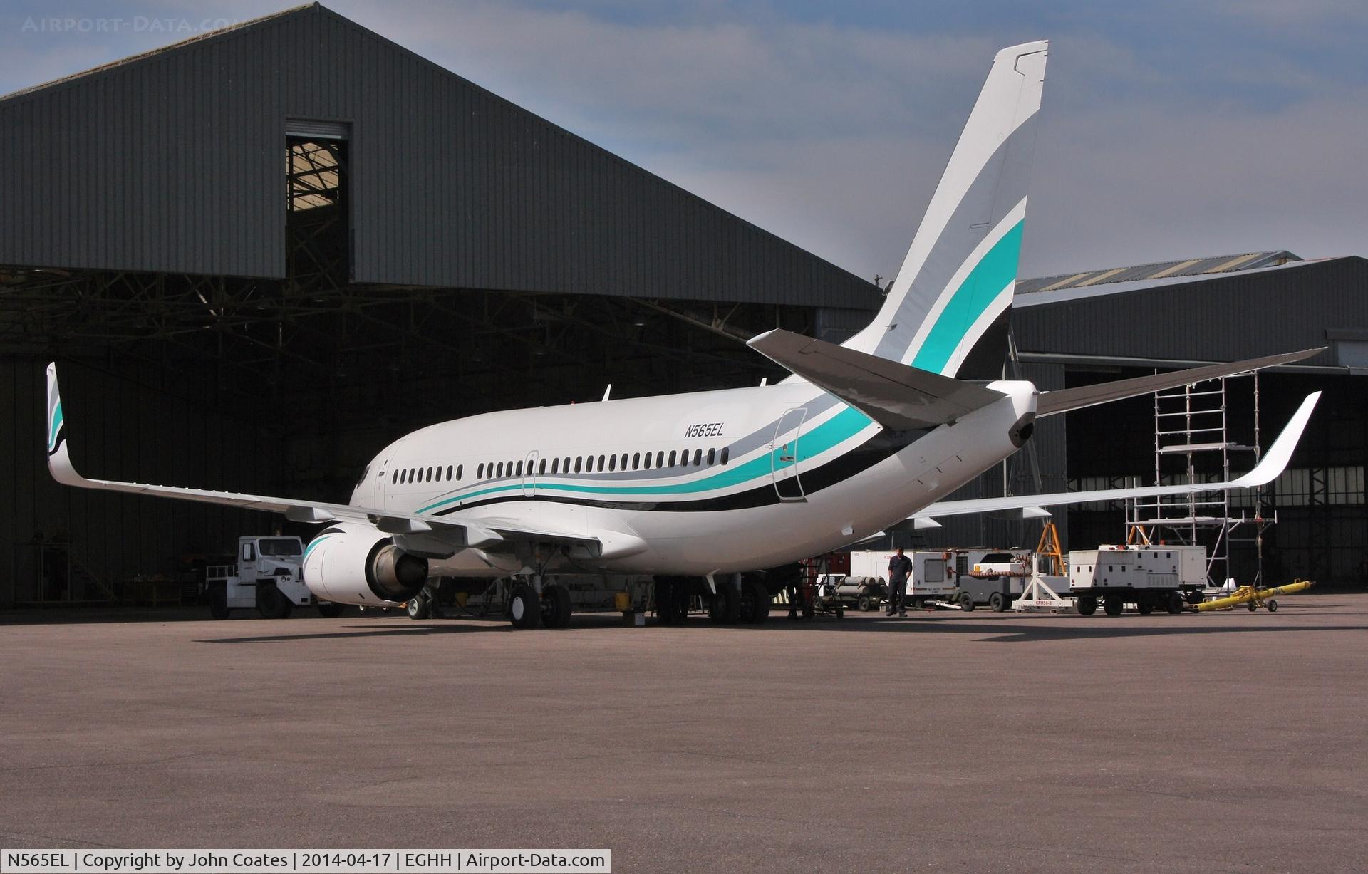 N565EL, 1991 Boeing 737-59D C/N 25065, ex VP-BKP at European Avn.
