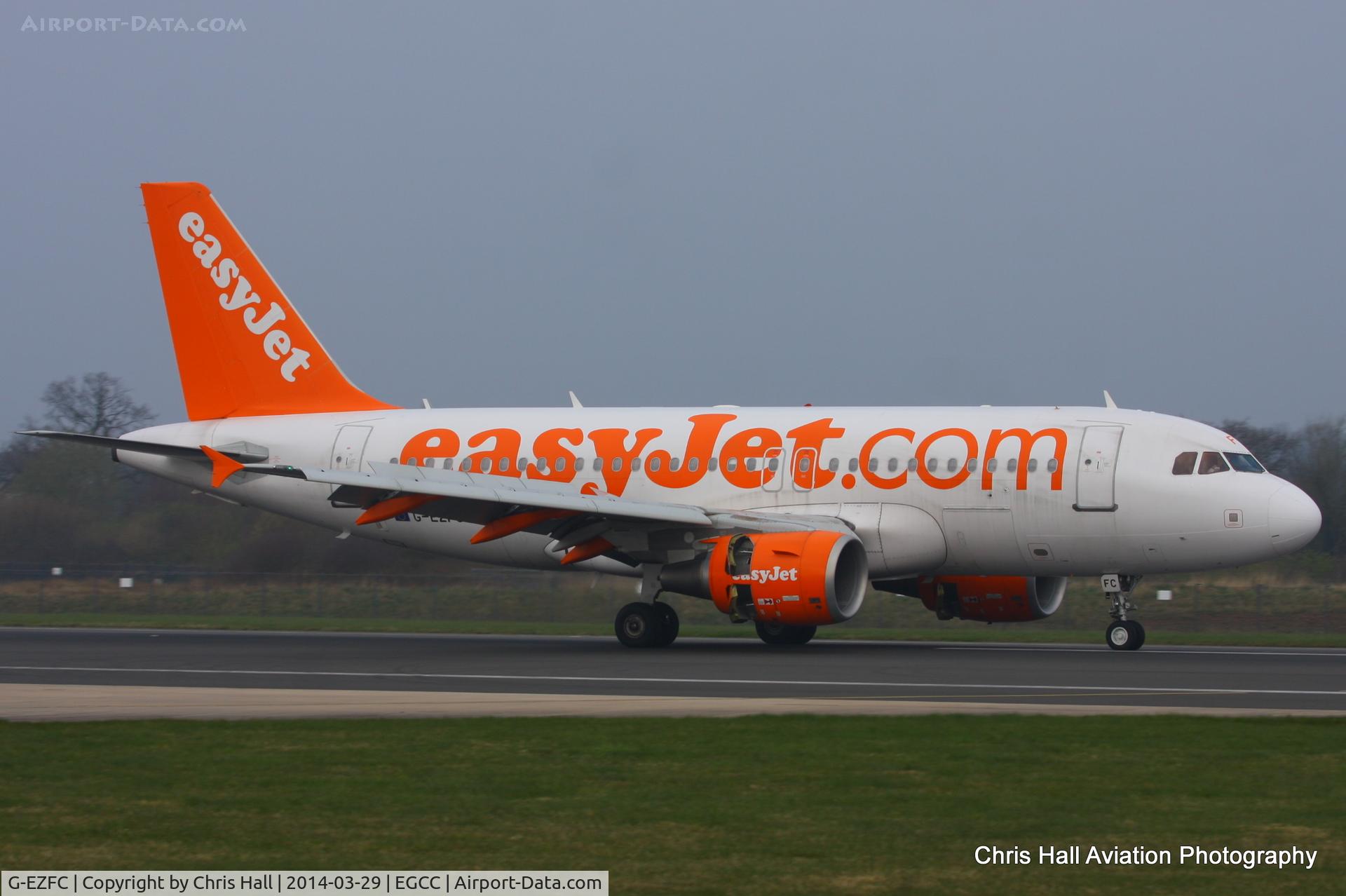 G-EZFC, 2009 Airbus A319-111 C/N 3808, easyJet