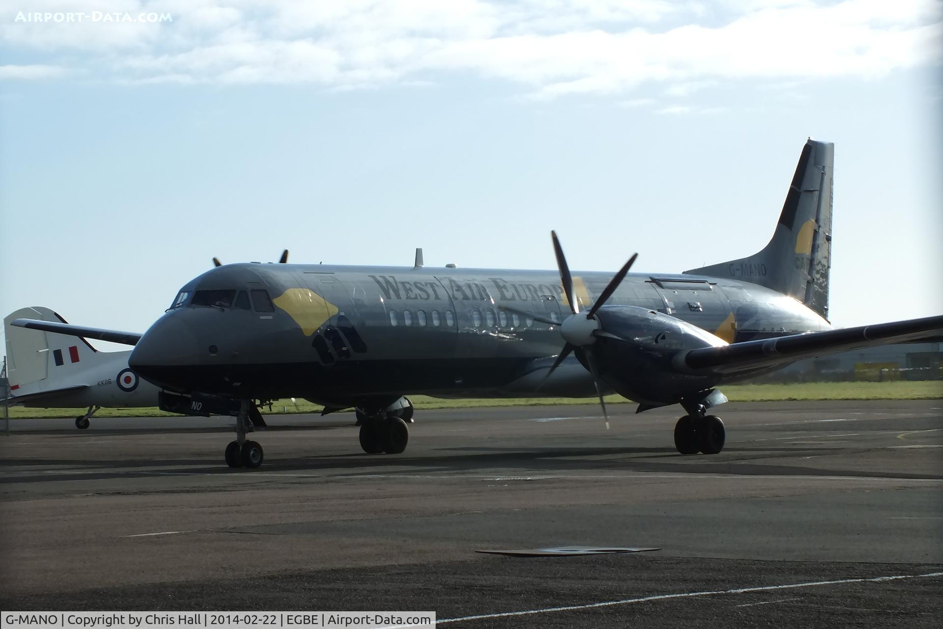 G-MANO, 1988 British Aerospace ATP C/N 2006, West Air Europe