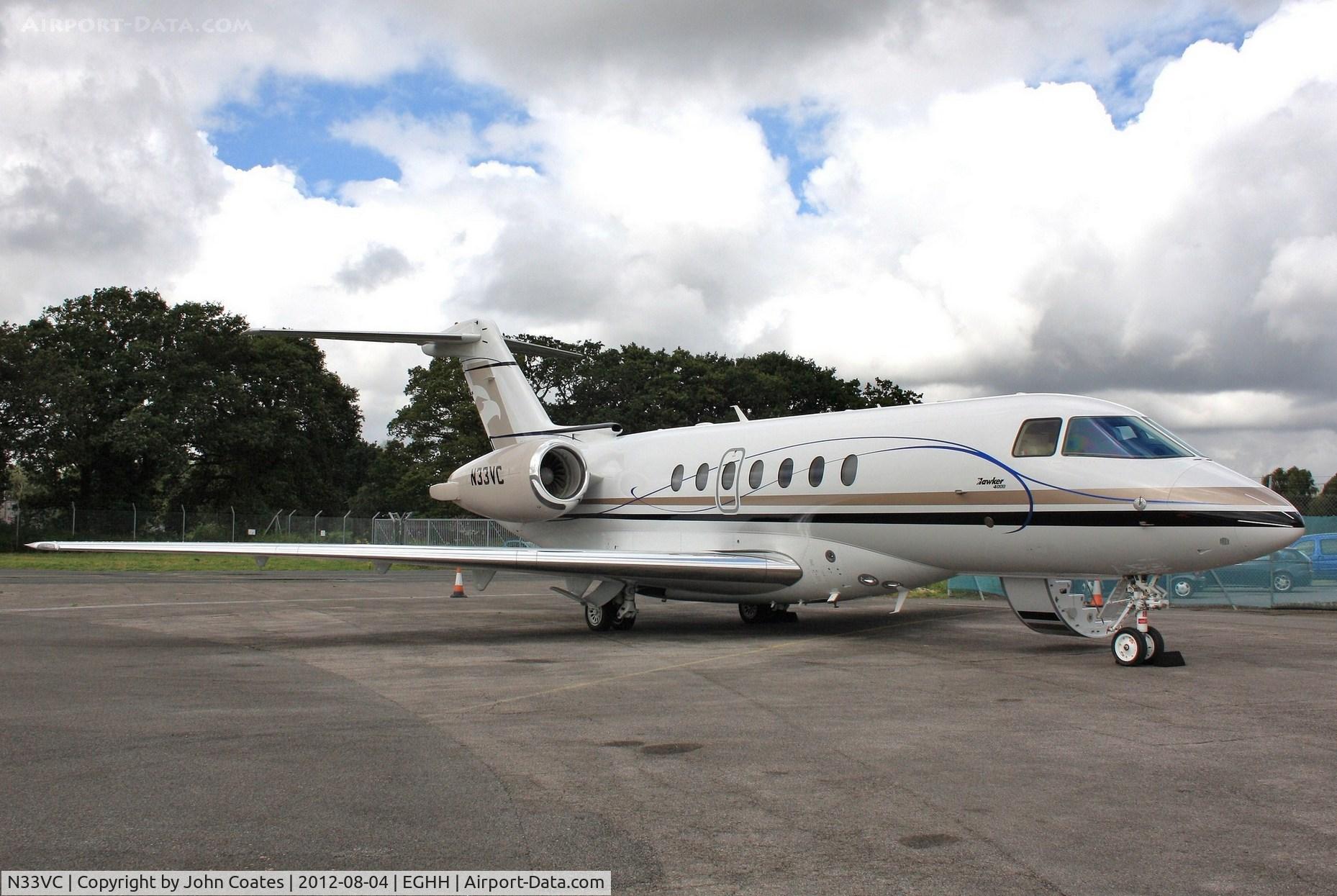 N33VC, 2009 Hawker Beechcraft 4000 C/N RC-37, At Sigs