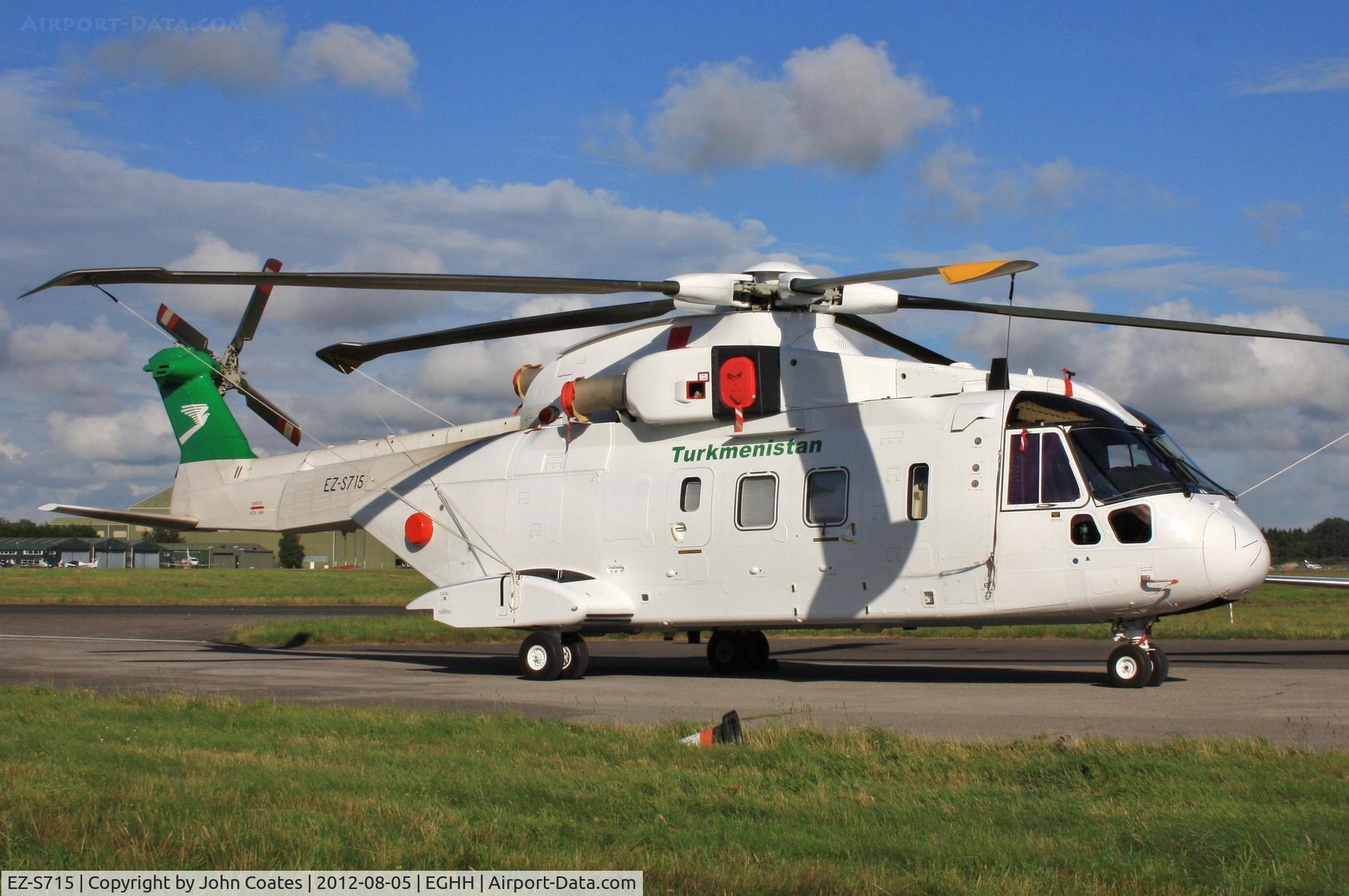 EZ-S715, 2012 AgustaWestland AW-101 Mk.643 C/N 50245, At Sigs