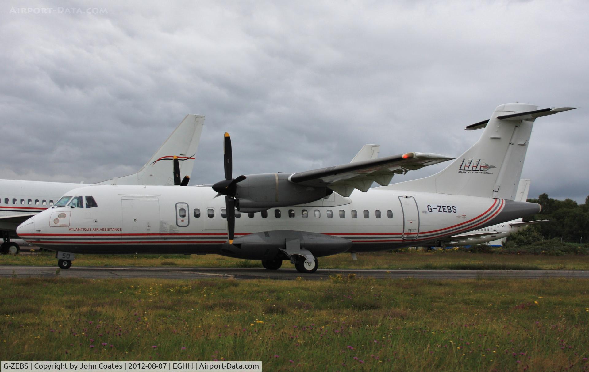 G-ZEBS, 1987 ATR 42-320 C/N 066, Arriving at paintshop