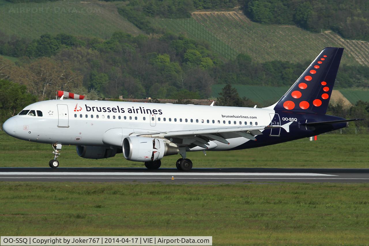 OO-SSQ, 2009 Airbus A319-112 C/N 3790, Brussels Airlines