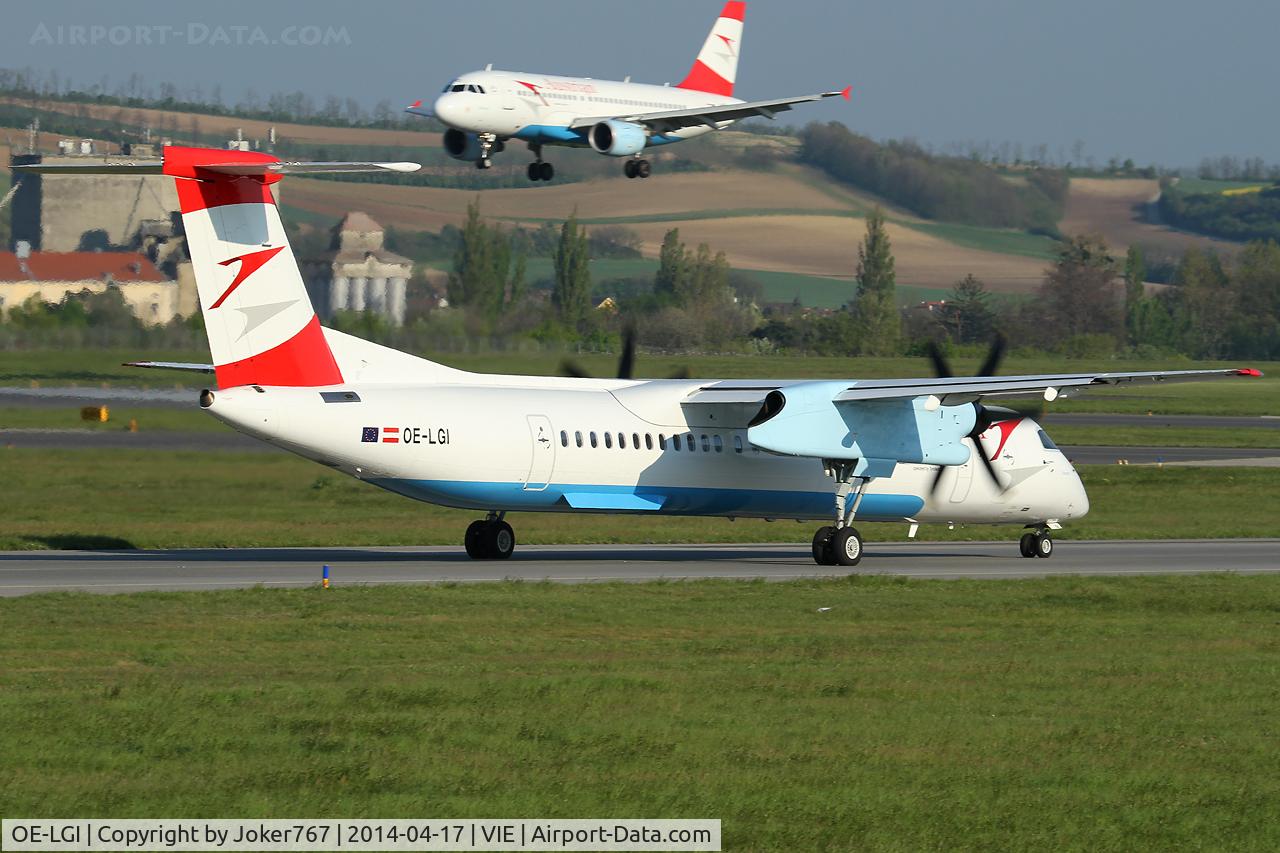 OE-LGI, 2004 De Havilland Canada DHC-8-402Q Dash 8 C/N 4100, Austrian Airlines