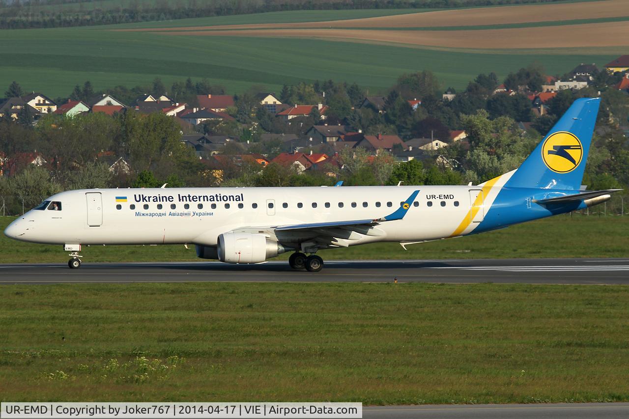 UR-EMD, 2013 Embraer 190STD (ERJ-190-100) C/N 19000602, Ukraine International Airlines
