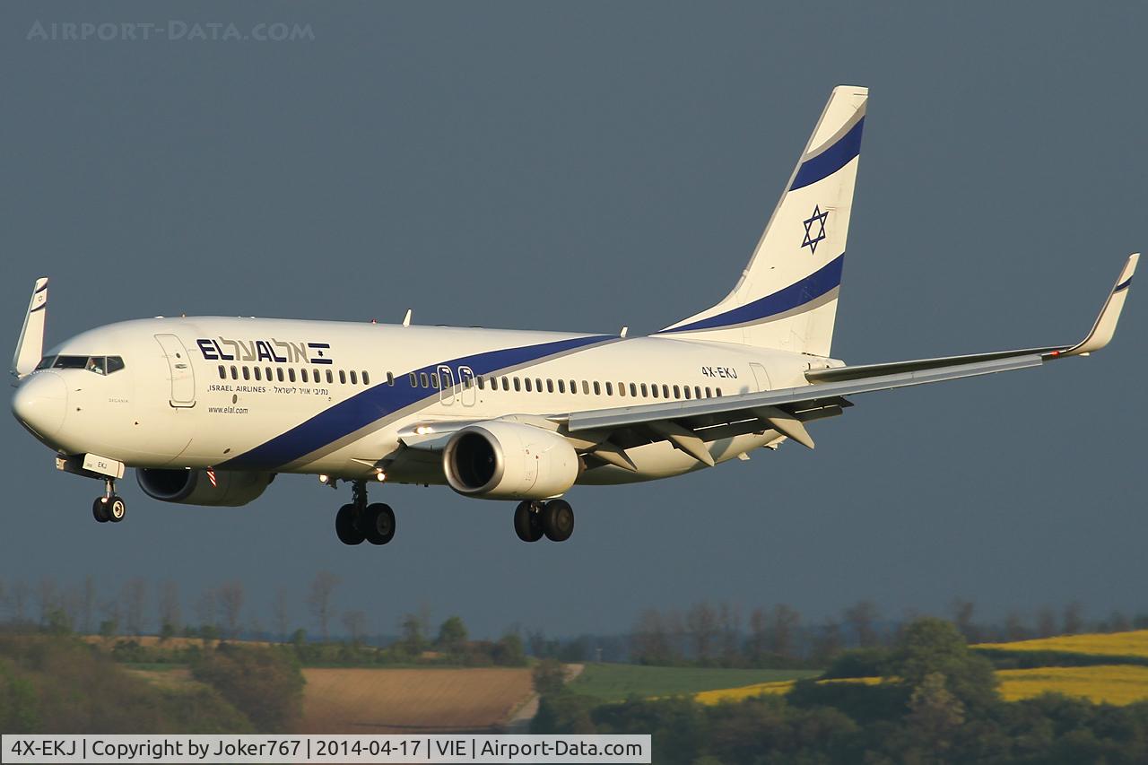 4X-EKJ, 2009 Boeing 737-85P C/N 35486, El Al