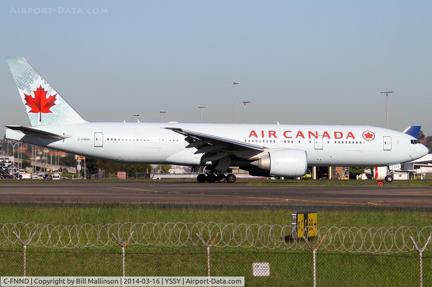 C-FNND, 2008 Boeing 777-233/LR C/N 35246, from YVR