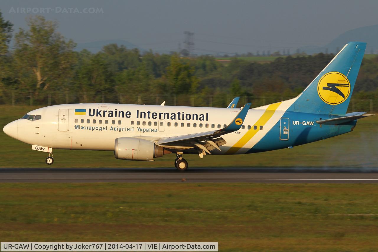 UR-GAW, 1991 Boeing 737-5Y0 C/N 24898, Ukraine International Airlines