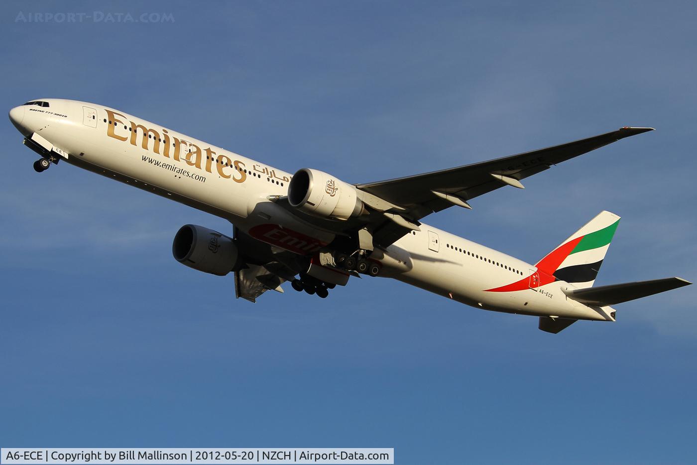 A6-ECE, 2007 Boeing 777-31H/ER C/N 35575, up and away to SYD