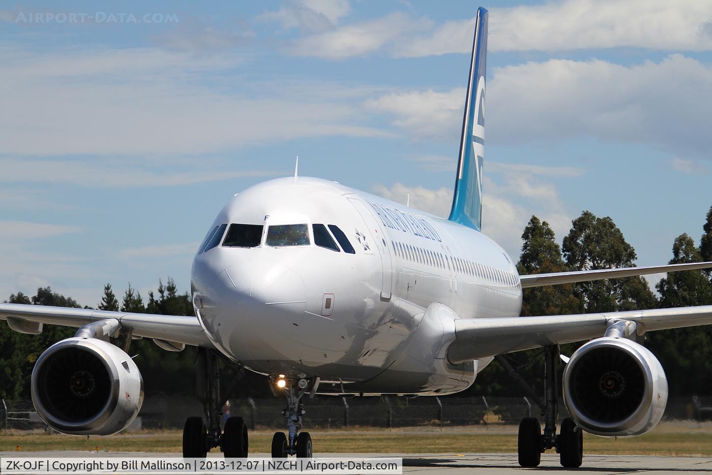 ZK-OJF, 2003 Airbus A320-232 C/N 2153, taxi from 29