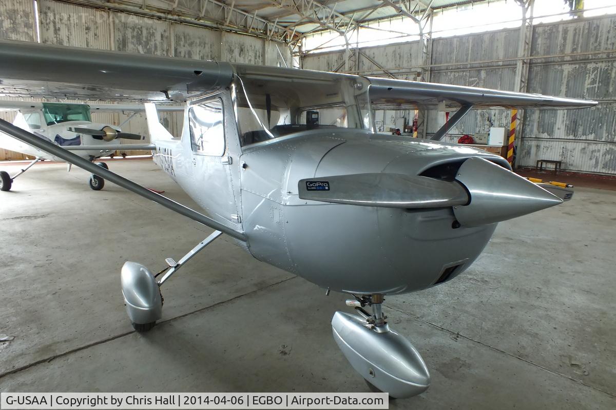 G-USAA, 1967 Reims Cessna F150G C/N 0188, now without the nose art