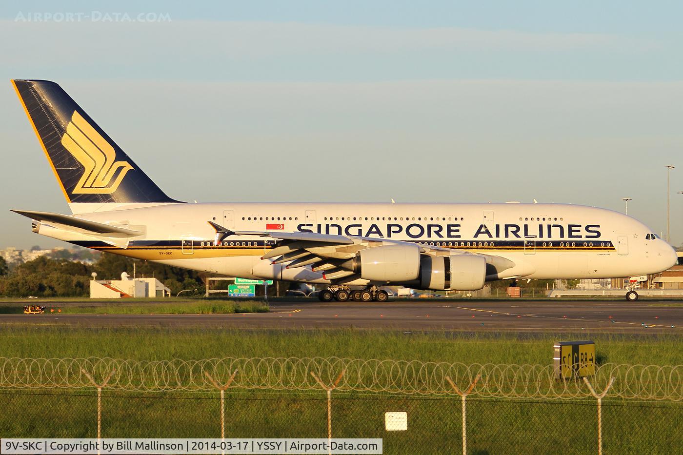 9V-SKC, 2006 Airbus A380-841 C/N 006, in from SIN