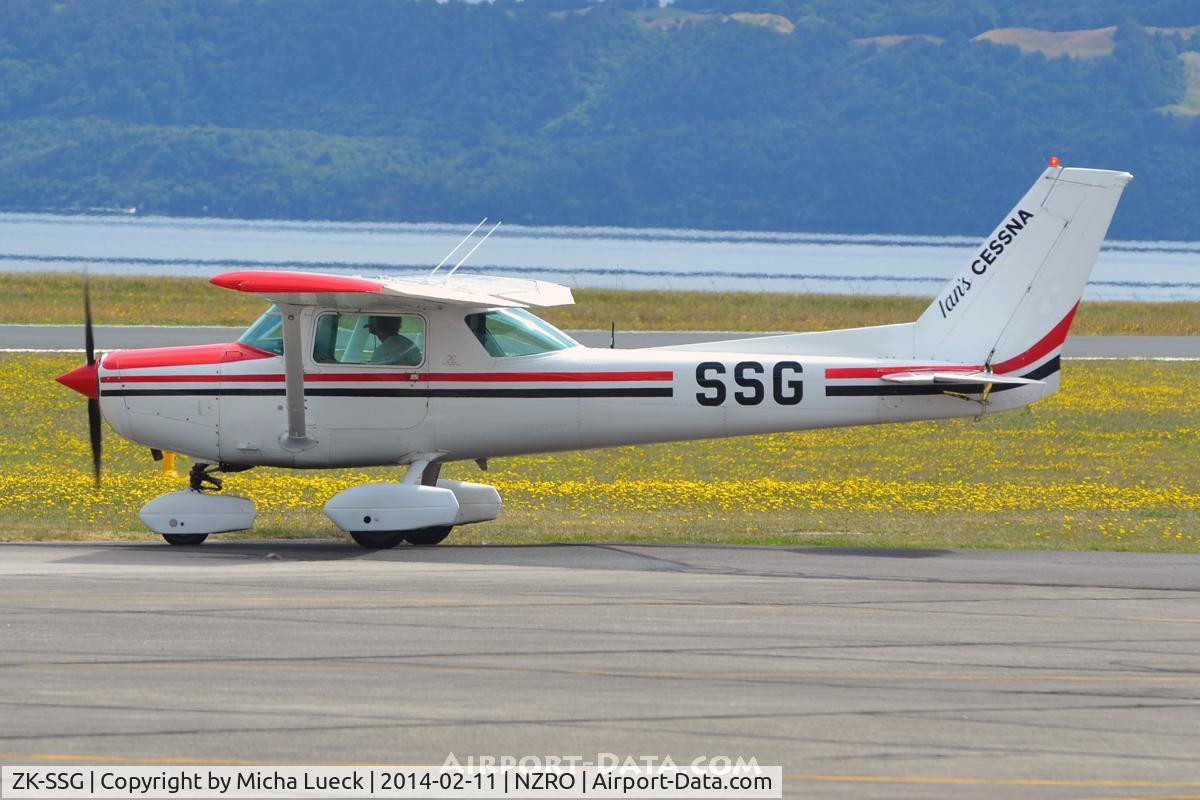 ZK-SSG, Cessna 152 C/N 15285466, At Rotorua