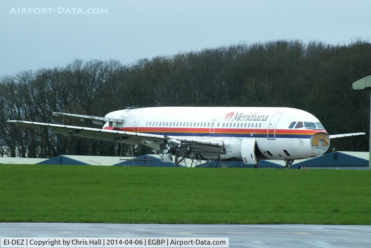 EI-DEZ, 2000 Airbus A319-112 C/N 1283, ex Meridiana, being parted out by ASI at Kemble