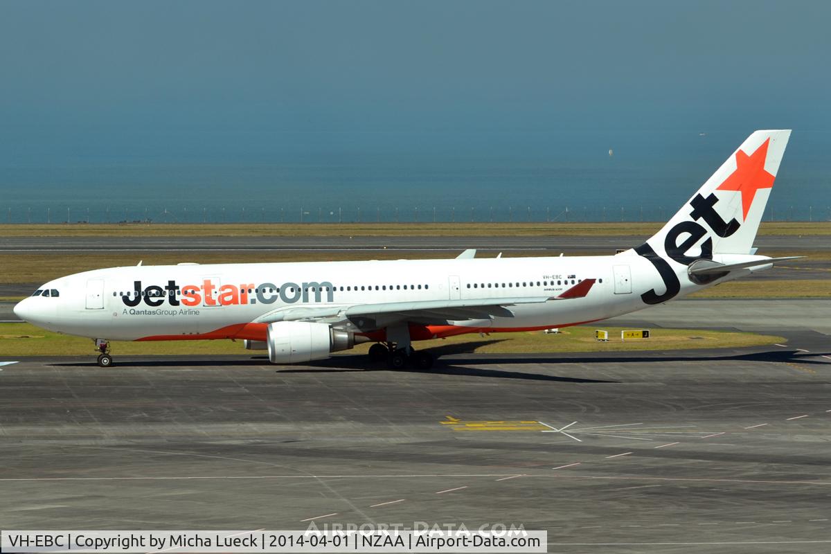VH-EBC, 2003 Airbus A330-201 C/N 0506, The only white aircraft in JQ's fleet, also known as 