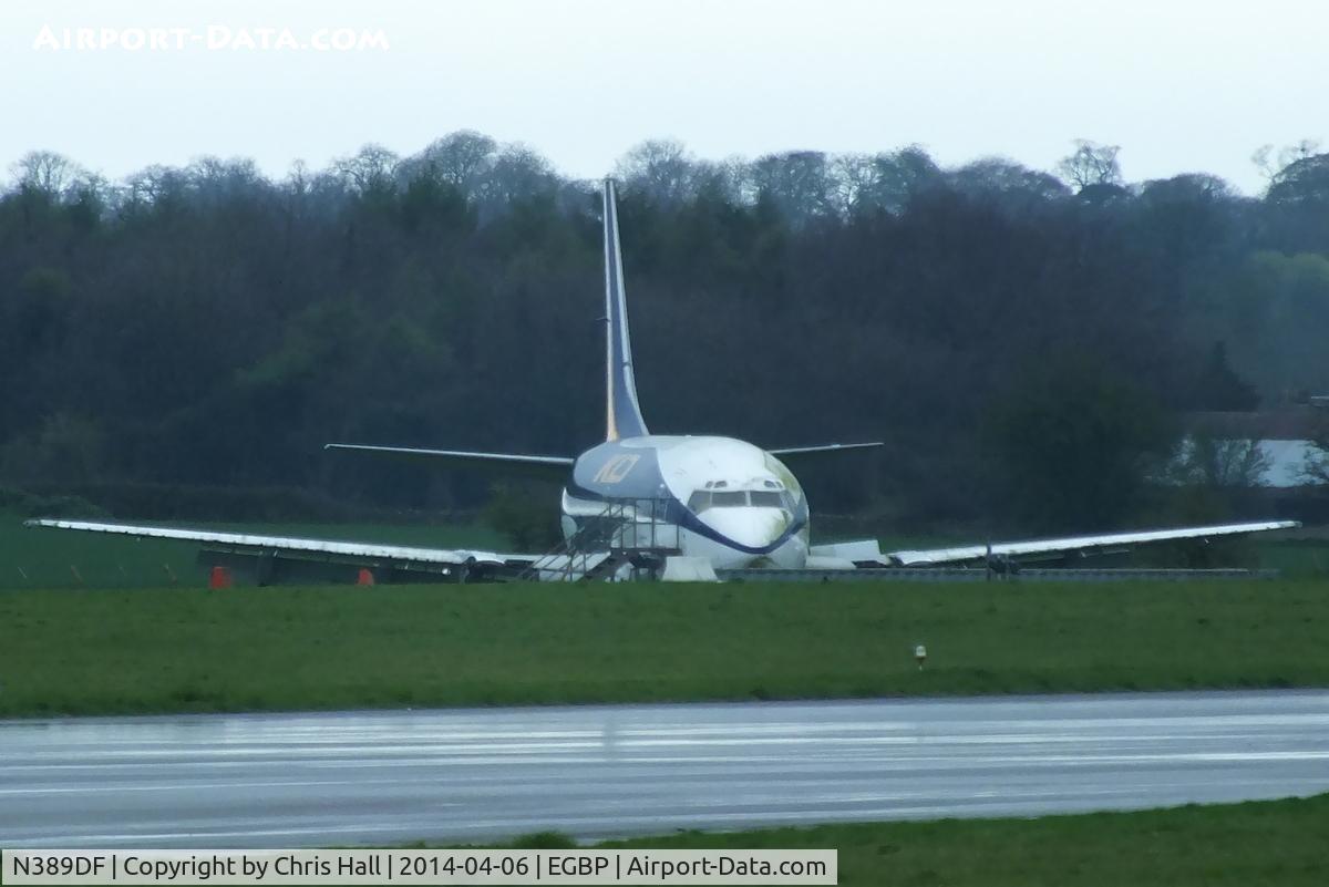 N389DF, 2005 Boeing 737-3M8 C/N 25017, Fire Fighting Trainer at Kemble