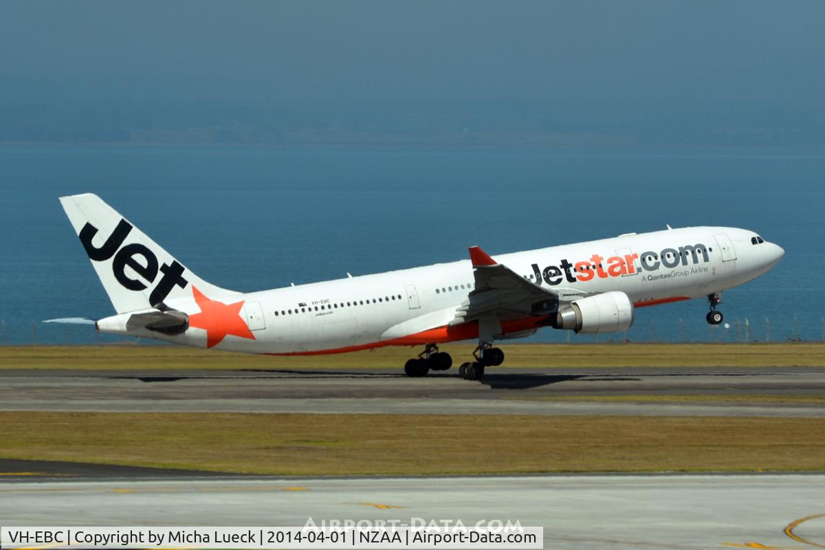 VH-EBC, 2003 Airbus A330-201 C/N 0506, The only white aircraft in JQ's fleet, also known as 