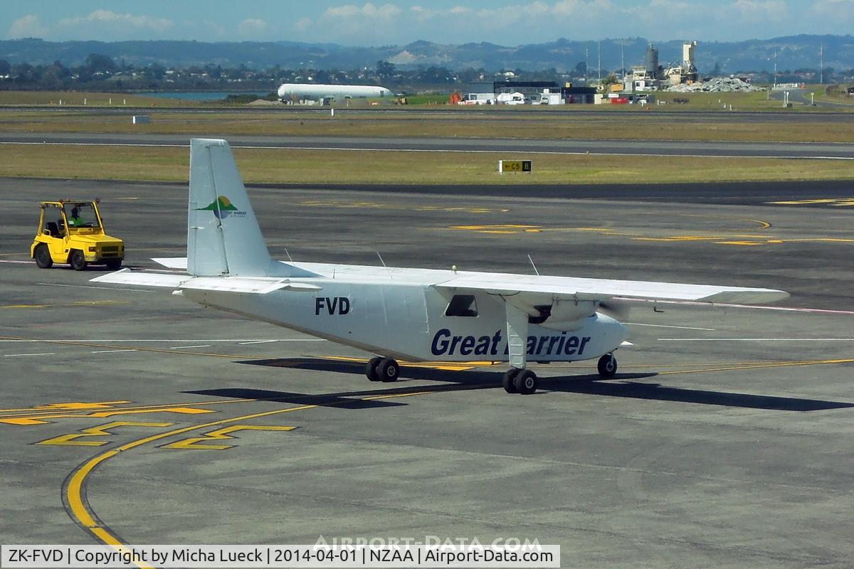 ZK-FVD, 1973 Britten-Norman BN-2A-26 Islander C/N 316, At Auckland