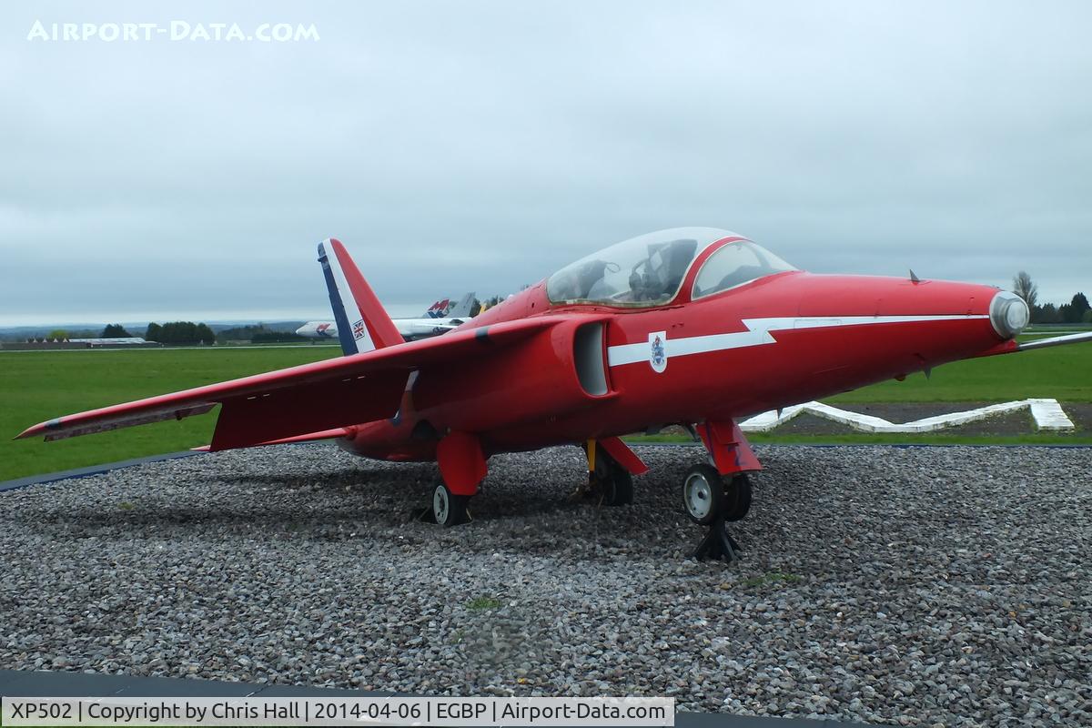 XP502, 1962 Folland Gnat T.1 C/N FL517, wearing the serial XR540, representing Folland Gnat T.1 C/N FL551 which served with the Red Arrows