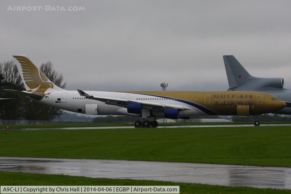 A9C-LI, 2003 Airbus A340-313 C/N 554, stored minus its engines