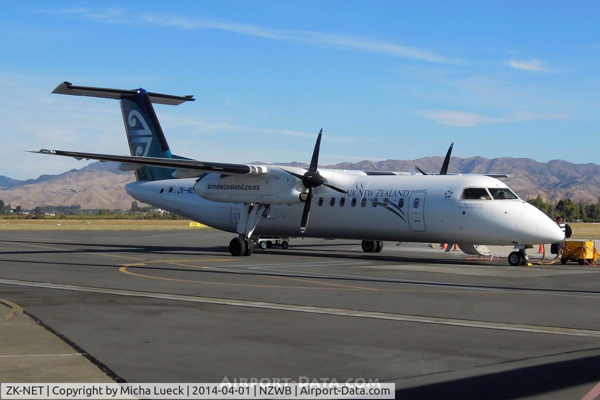ZK-NET, 2007 De Havilland Canada DHC-8-311 Dash 8 C/N 642, At Blenheim