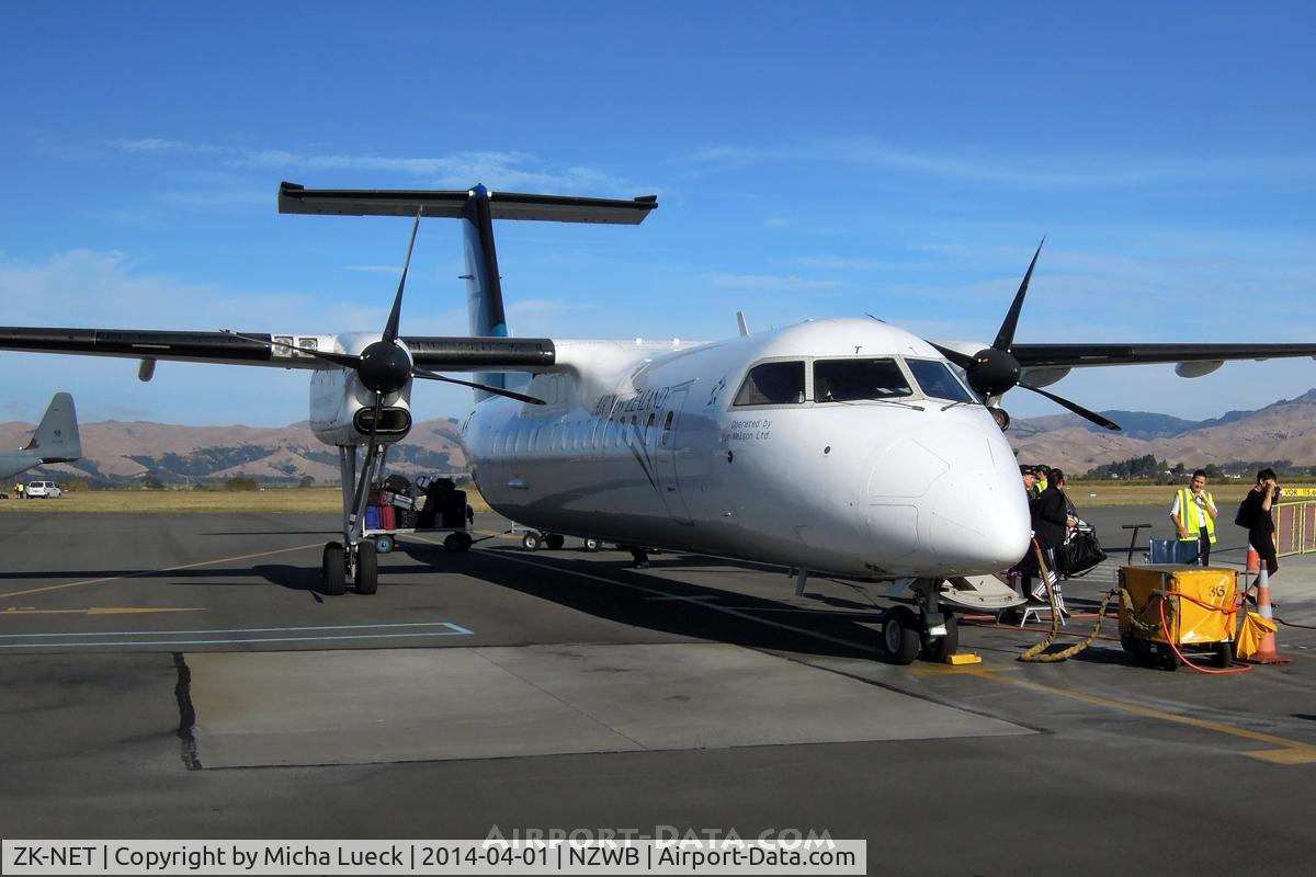 ZK-NET, 2007 De Havilland Canada DHC-8-311 Dash 8 C/N 642, At Blenheim