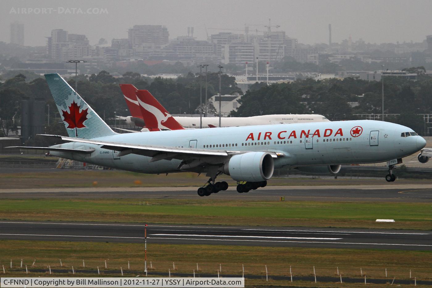 C-FNND, 2008 Boeing 777-233/LR C/N 35246, ready to kiss 16R