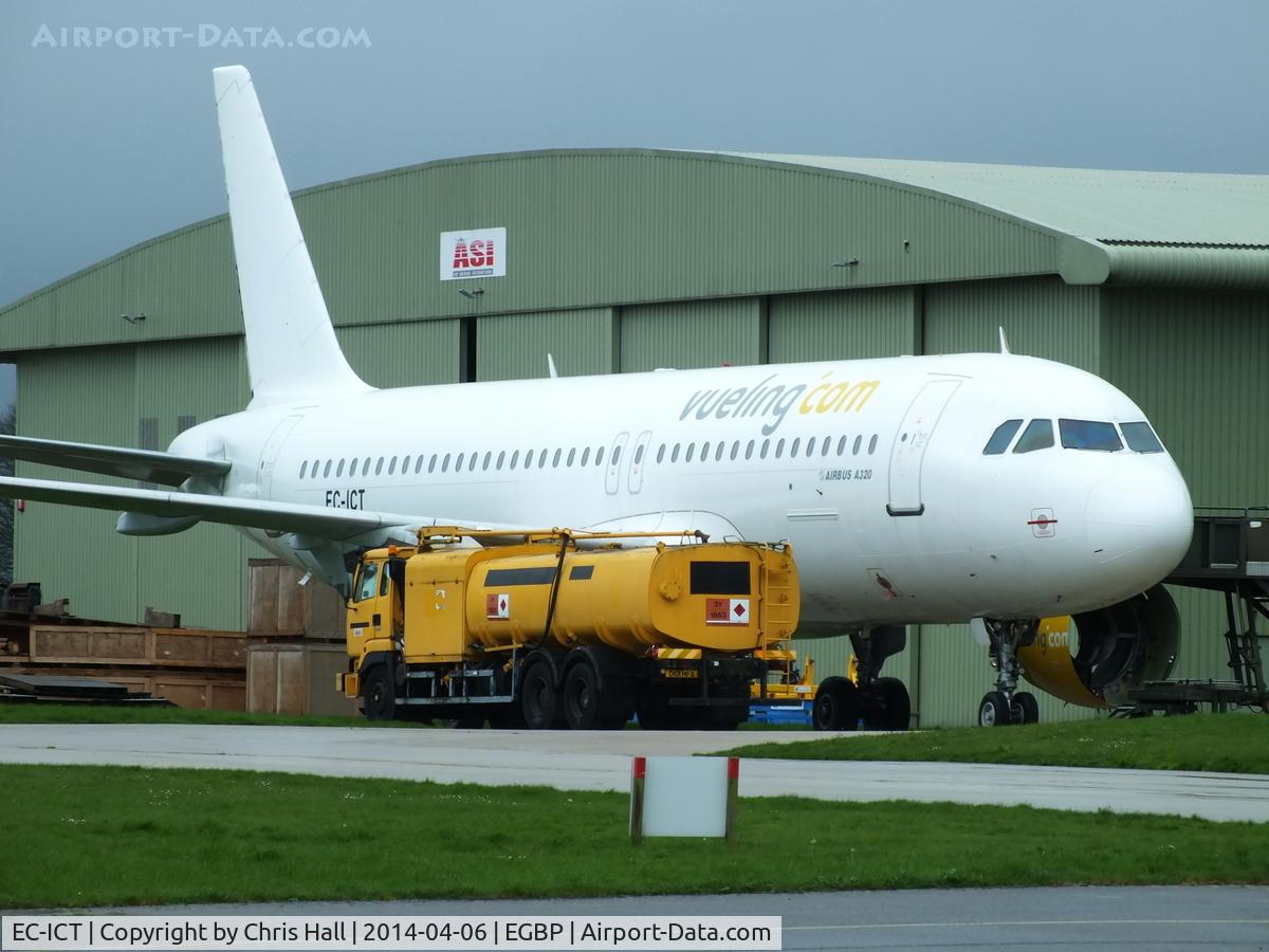 EC-ICT, 1991 Airbus A320-211 C/N 264, in storage at Kemble