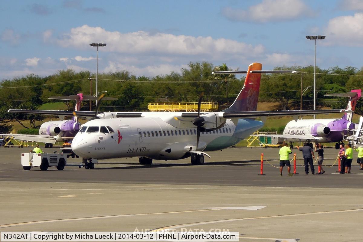 N342AT, 1993 ATR 72-212 C/N 345, At Honolulu