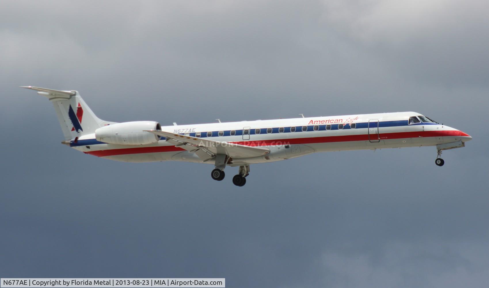 N677AE, 2004 Embraer ERJ-145LR (EMB-145LR) C/N 14500810, Eagle E145LR