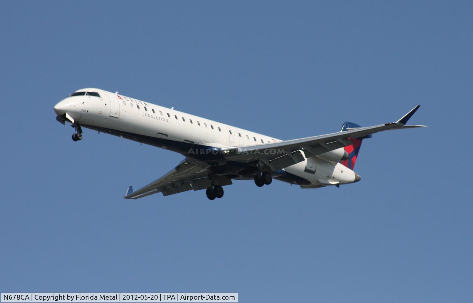 N678CA, 2007 Bombardier CRJ-900ER (CL-600-2D24) C/N 15125, Delta CRJ-900