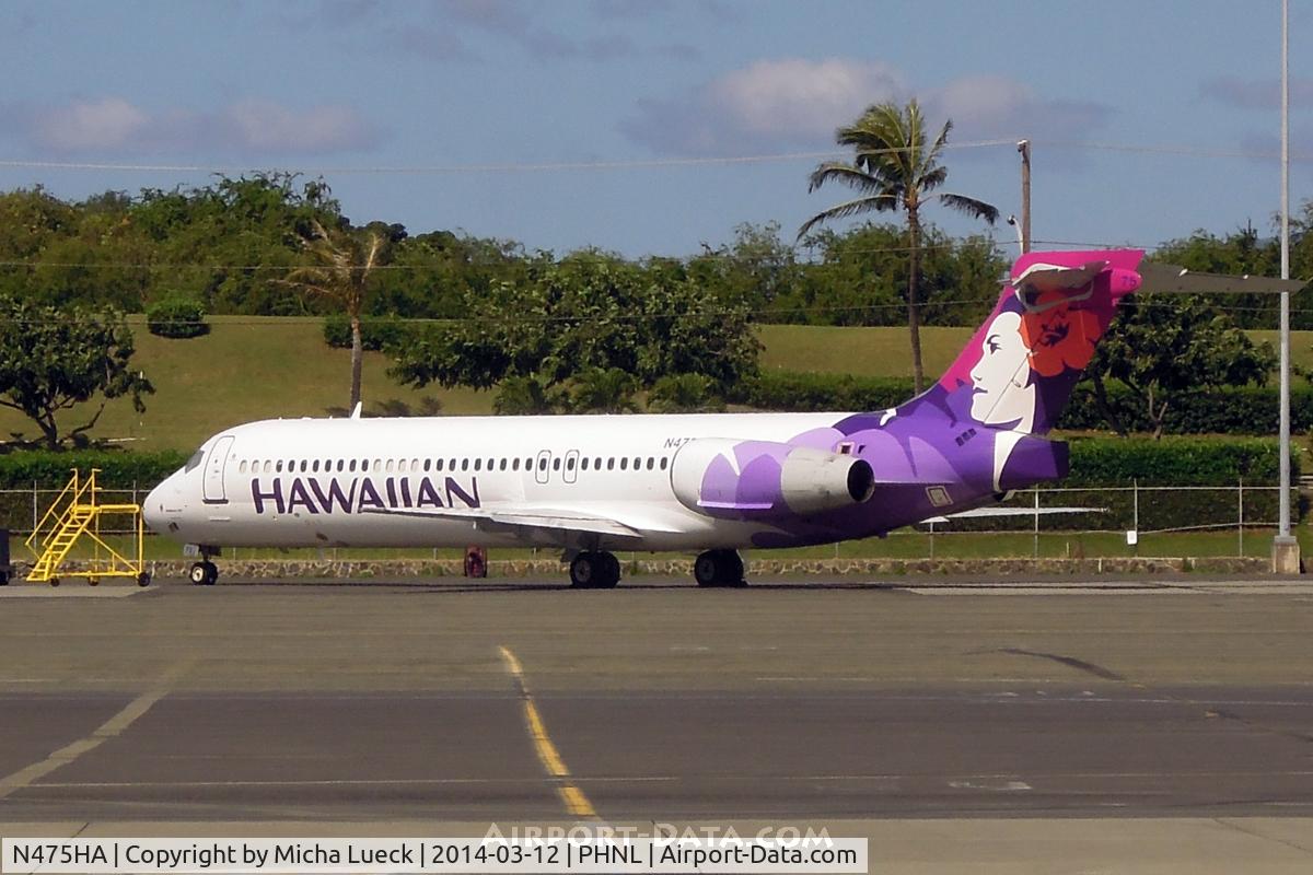 N475HA, 2001 Boeing 717-200 C/N 55121, At Honolulu