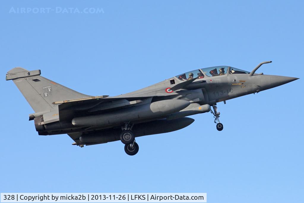 328, Dassault Rafale B C/N 328, Landing
