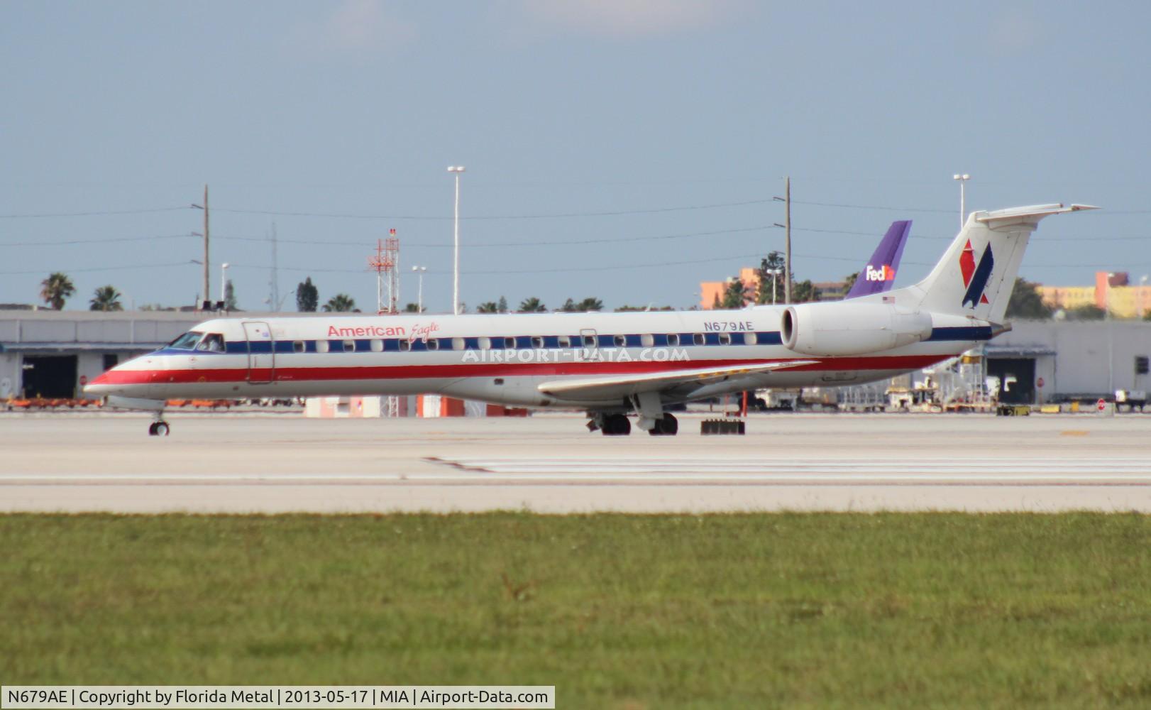 N679AE, 2004 Embraer ERJ-145LR (EMB-145LR) C/N 14500814, Eagle E145