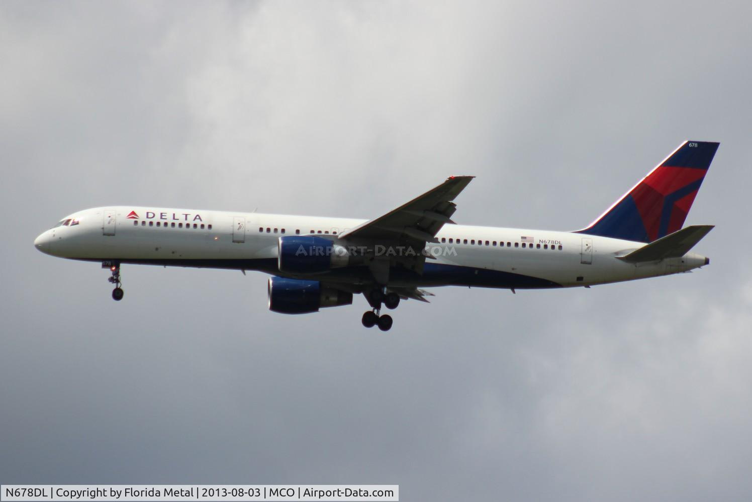 N678DL, 1998 Boeing 757-232 C/N 25983, Delta 757-200