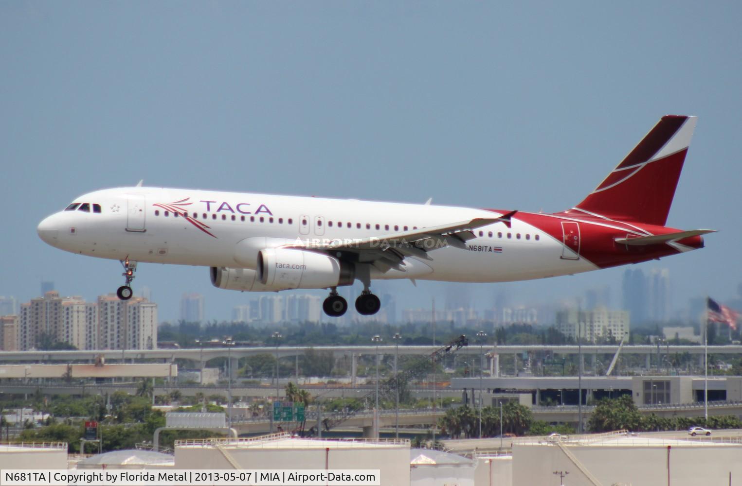 N681TA, 2008 Airbus A320-233 C/N 3577, Taca A320