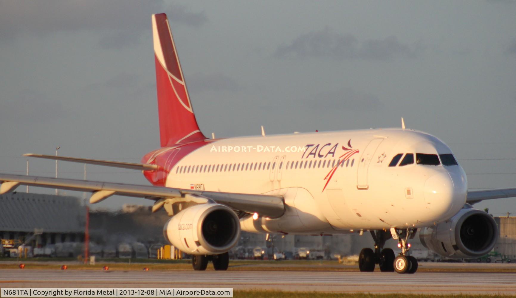 N681TA, 2008 Airbus A320-233 C/N 3577, Taca A320