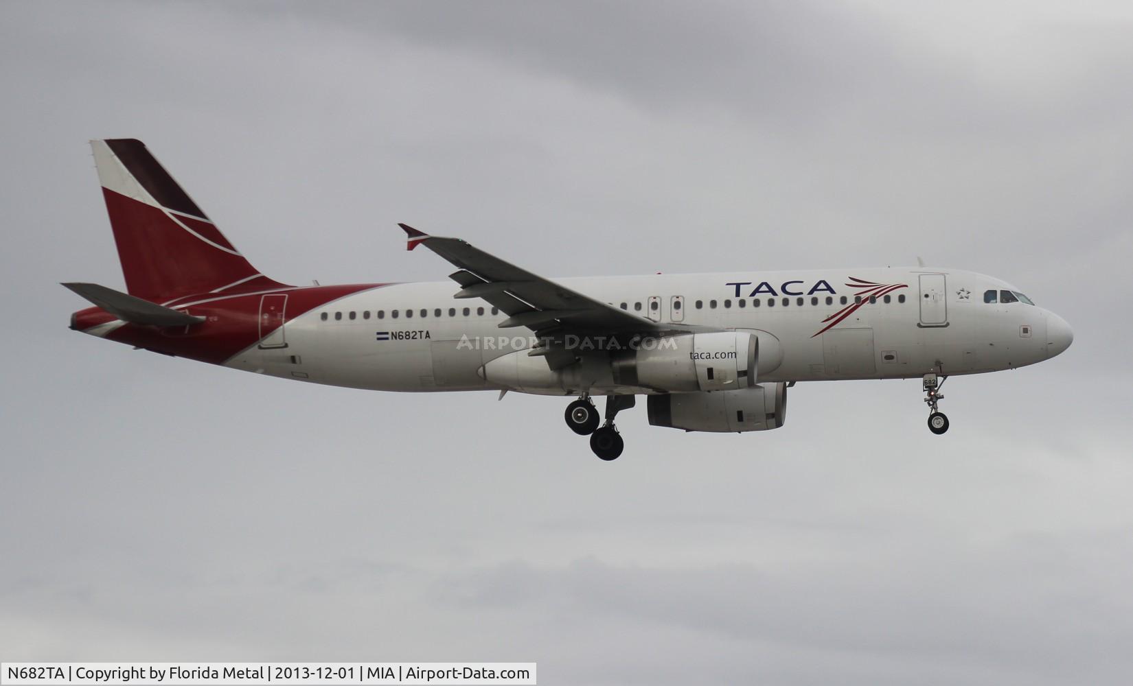 N682TA, 2008 Airbus A320-233 C/N 3581, Taca A320