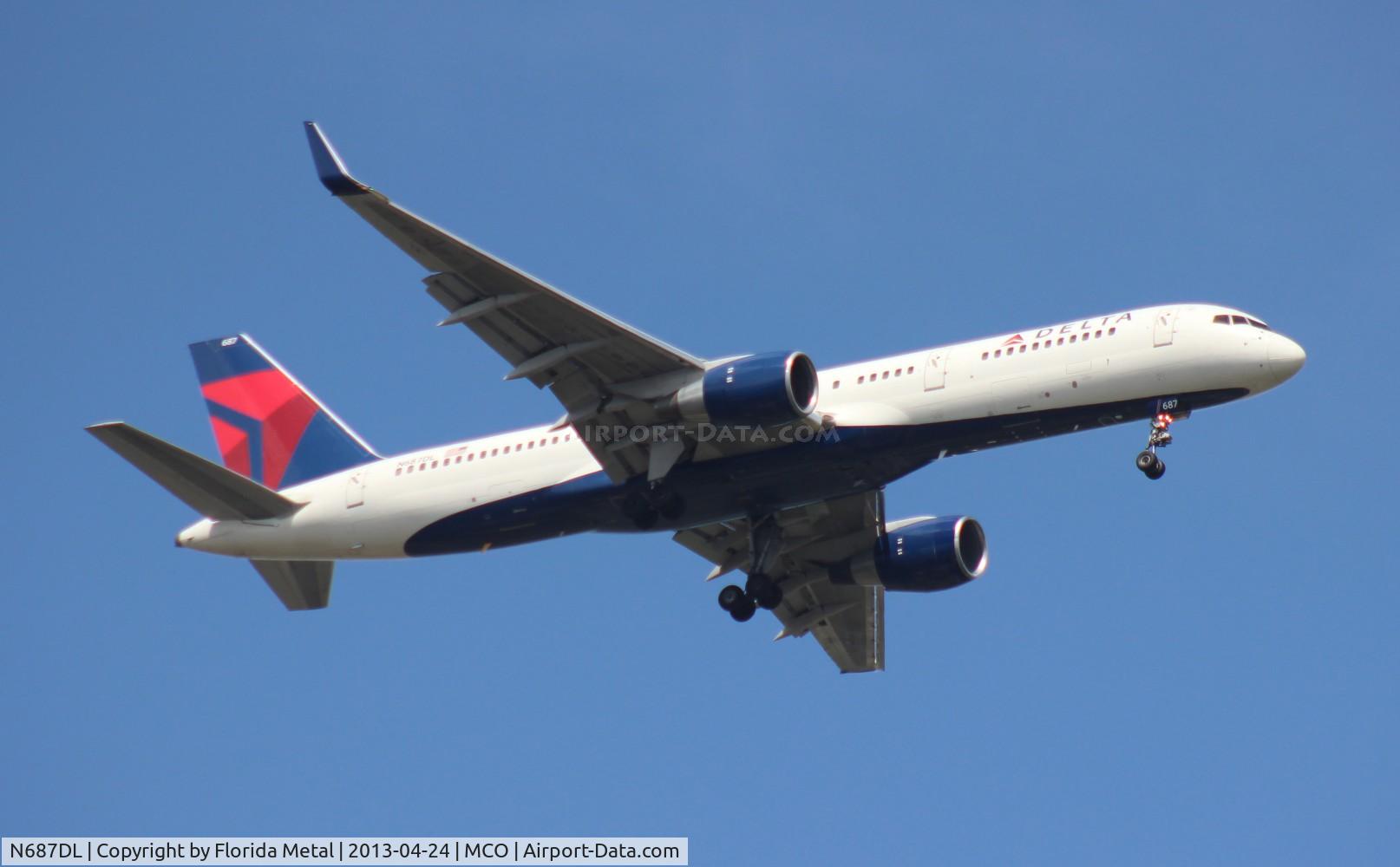 N687DL, 1998 Boeing 757-232 C/N 27586, Delta 757-200