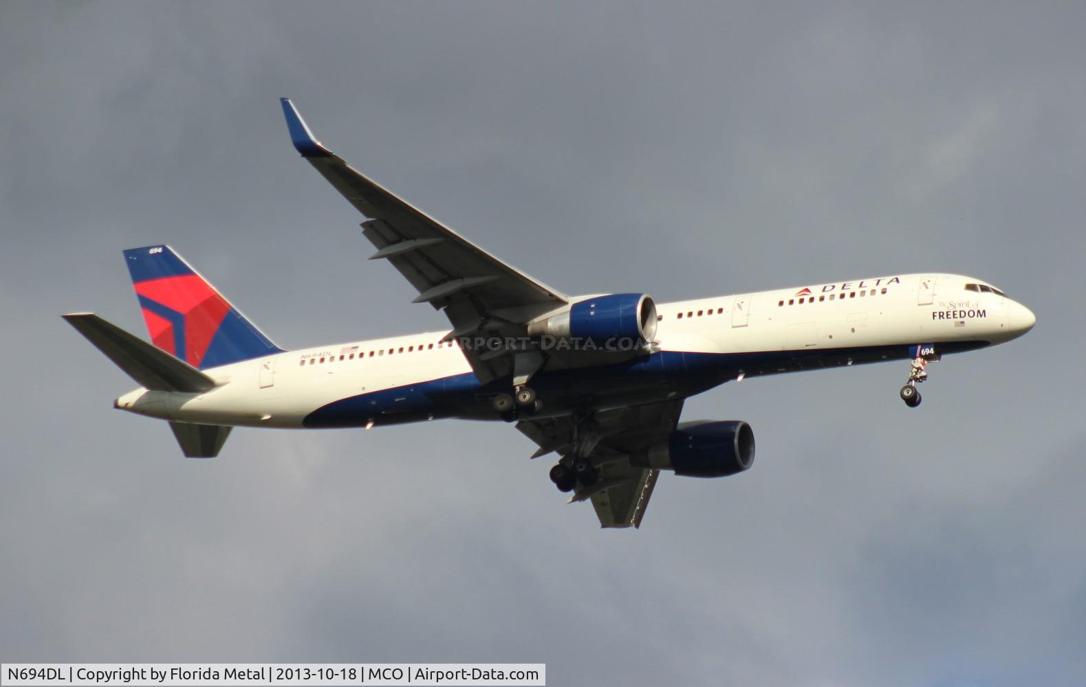 N694DL, 1998 Boeing 757-232 C/N 29726, Delta 757-200