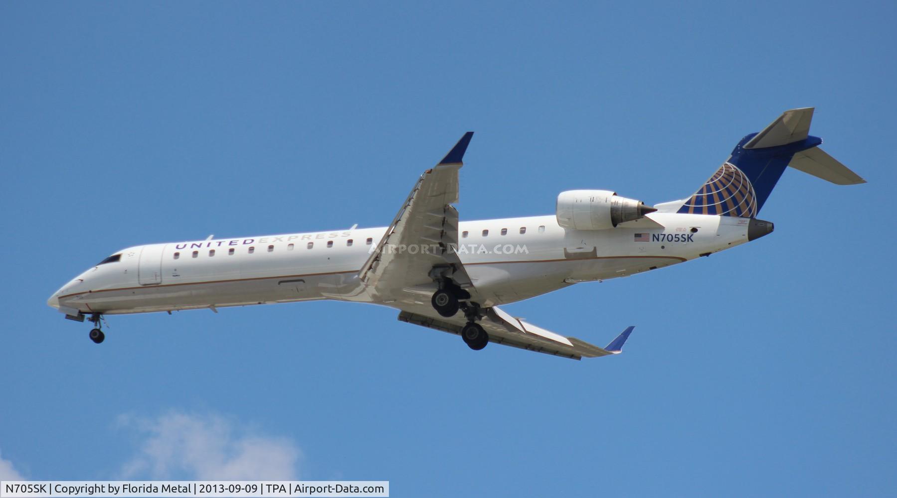 N705SK, 2004 Bombardier CRJ-701 (CL-600-2C10) Regional Jet C/N 10145, Skywest CRJ-700