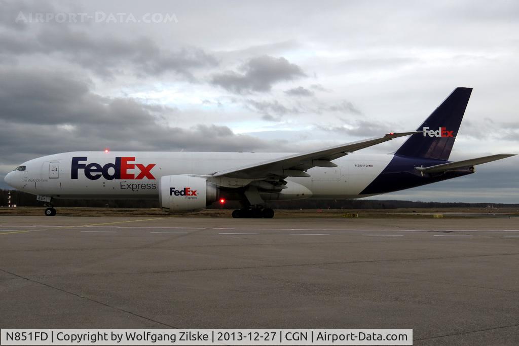 N851FD, 2009 Boeing 777-FS2 C/N 37722, visitor