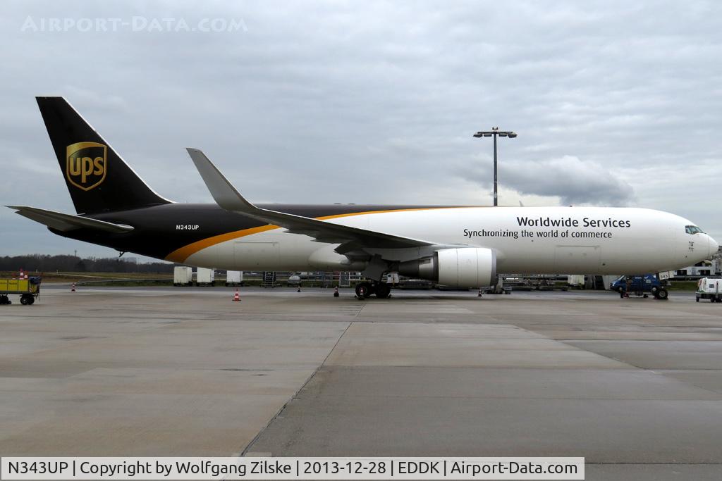 N343UP, 2011 Boeing 767-34AF C/N 37945, Now with winglets